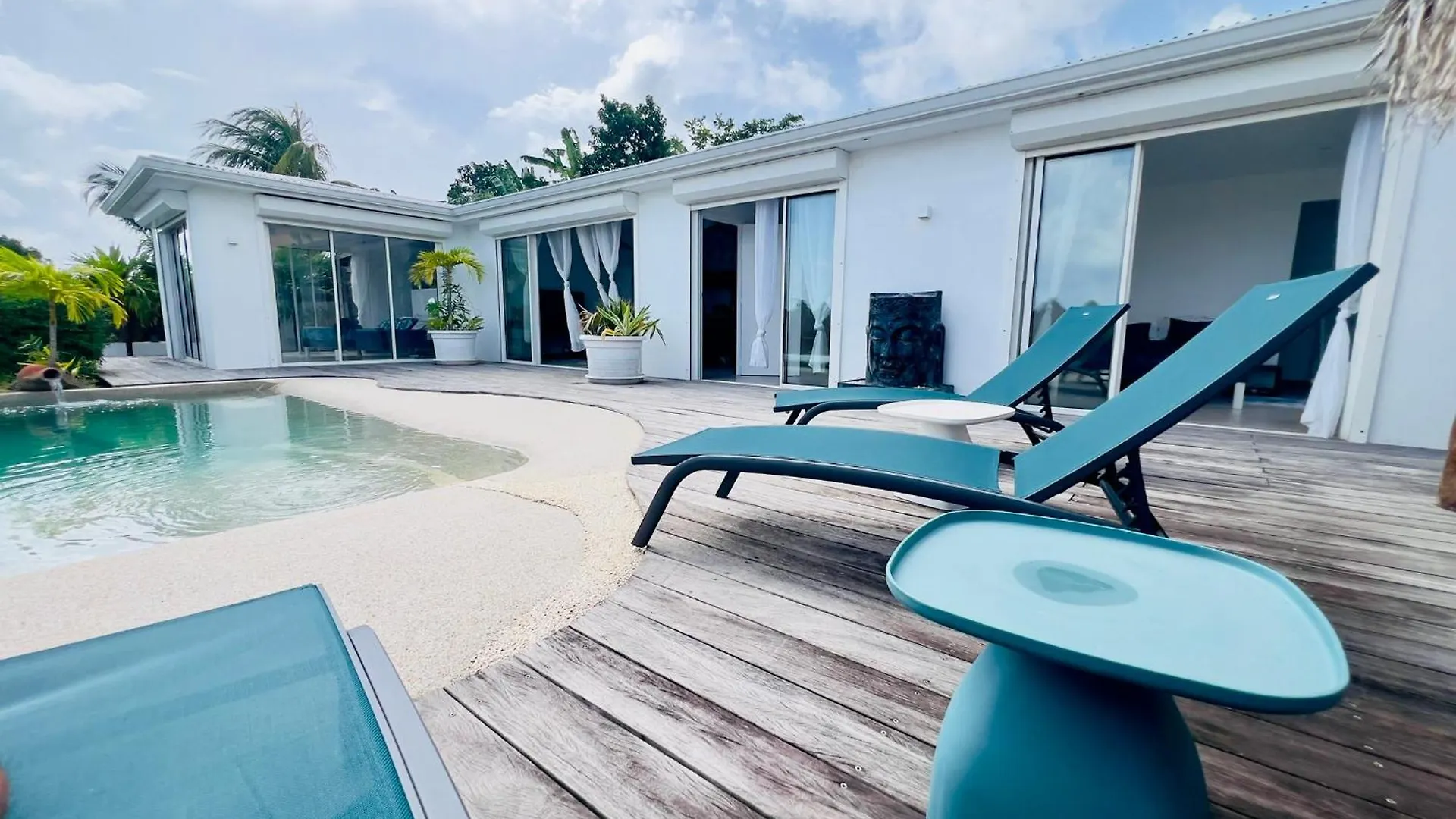 Villa Amaryllis Luxueuse,Piscine,Vue Mer,Plage サント・リュス 0*,
